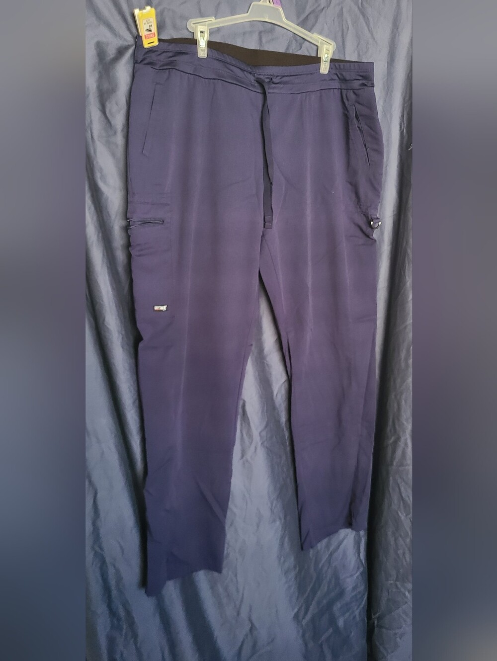 Grey's Anatomy Navy Cargo Drawstring Scrub Pants